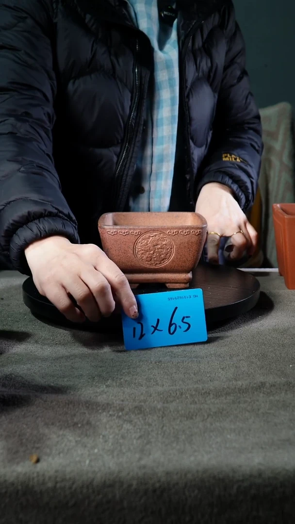 宜兴紫砂花盆小盆盆