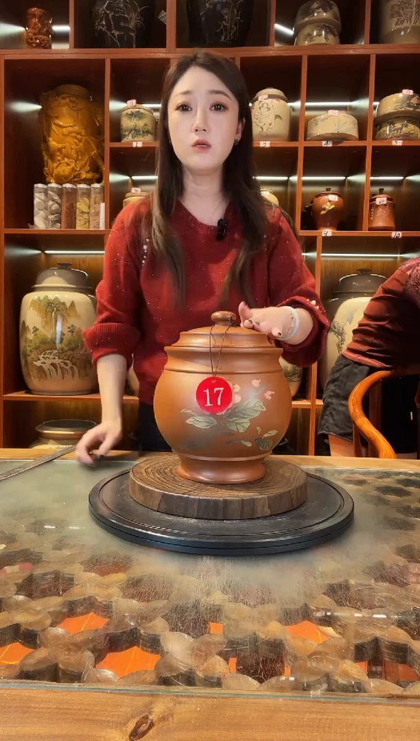 罐云南建水紫陶复烧小茶罐@17