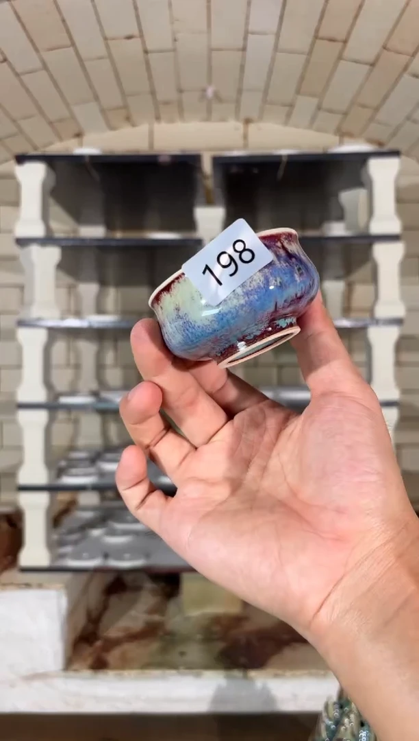 摆件就精品窑变钧瓷茶器