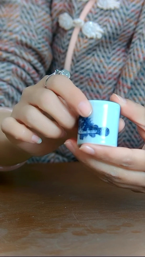 摆件陶开播福利鱼藻扳指盖置