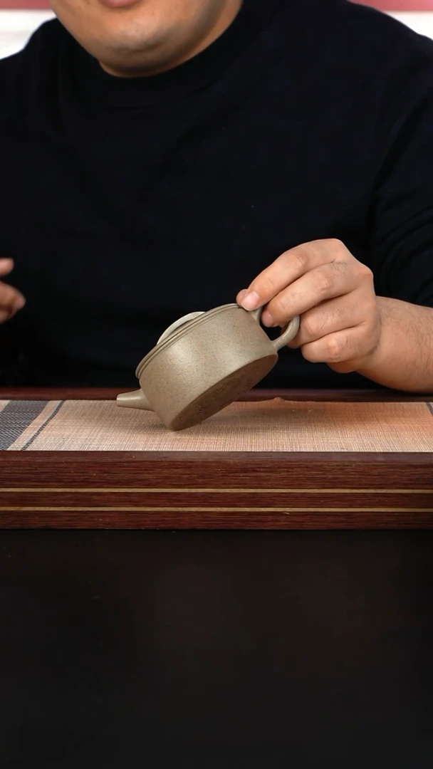 【闪购商品】紫砂茶壶白段底刻汉瓦
