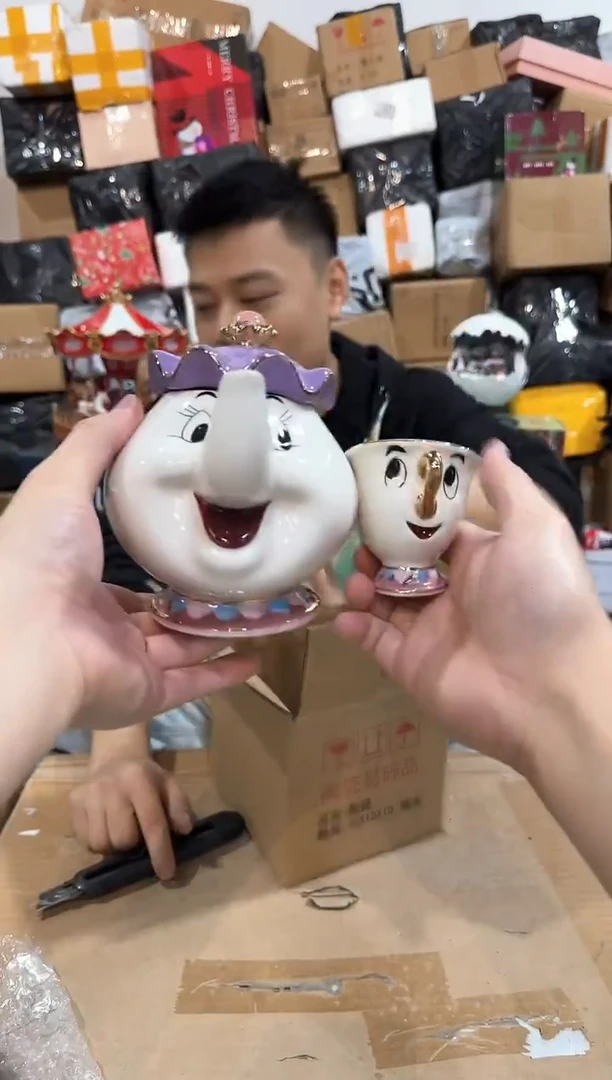 瓷片茶壶太太一壶一杯