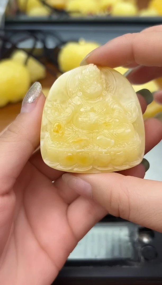 未镶嵌蜜蜡裸石蜜蜡吊坠