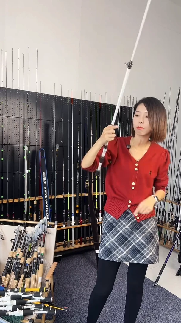 1.8m碳素白色矶钓伸缩竿1.8米（瑕疵尾货竿，没有售后，介意勿拍）