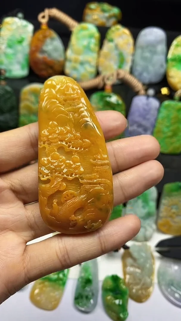定制翡翠未镶嵌翡翠A货