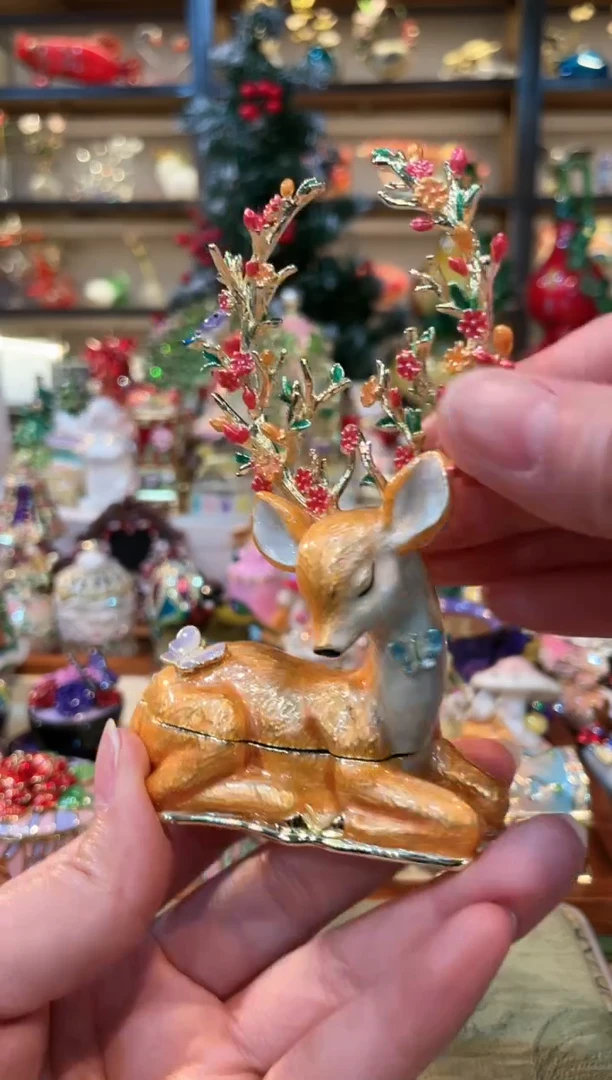 【闪购商品】精致珐琅彩首饰盒