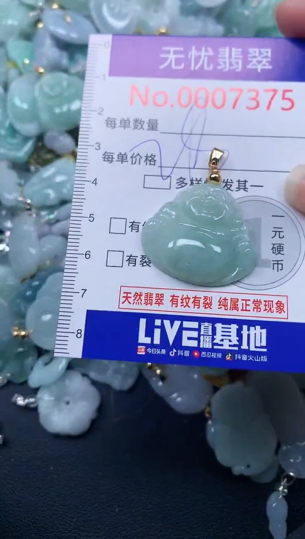 颈饰未镶嵌翡翠7375