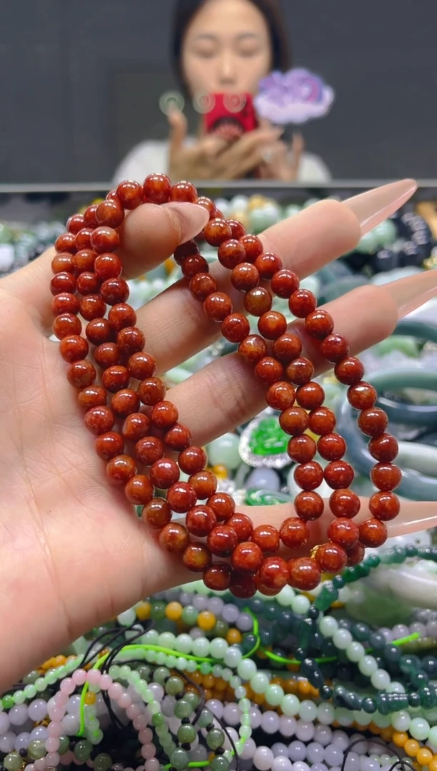 颈饰未镶嵌翡翠6MM