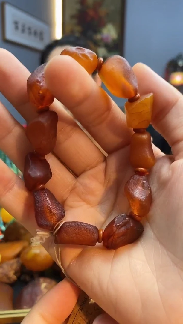 未镶嵌琥珀手串手串