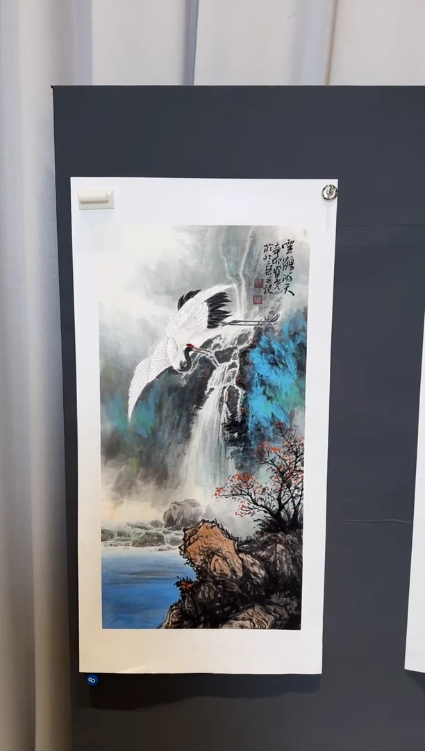 国画郝凤先云鹤游天2025-1230DH071