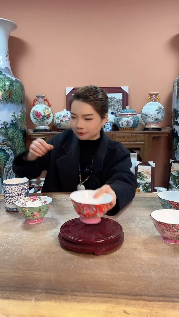 陶瓷红色一个碗饭碗777