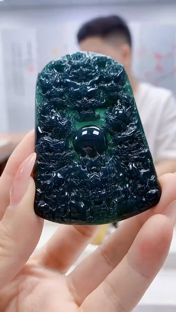 未镶嵌定制翡翠4917ty-毛货挂件67