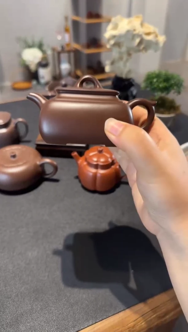 茶壶紫砂洋*洋长四方 紫砂壶
