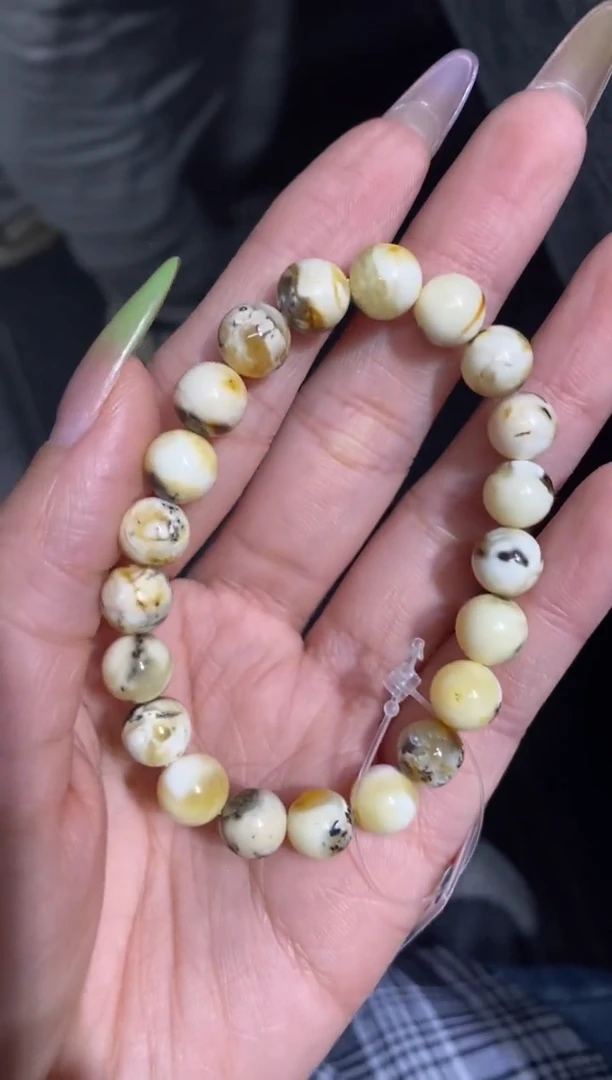 未镶嵌蜜蜡裸石奥利奥手串