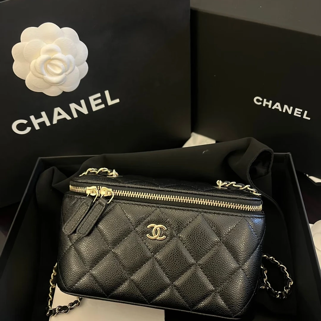 99新 Chanel/香奈儿 单肩包/DT118/荔枝 32开