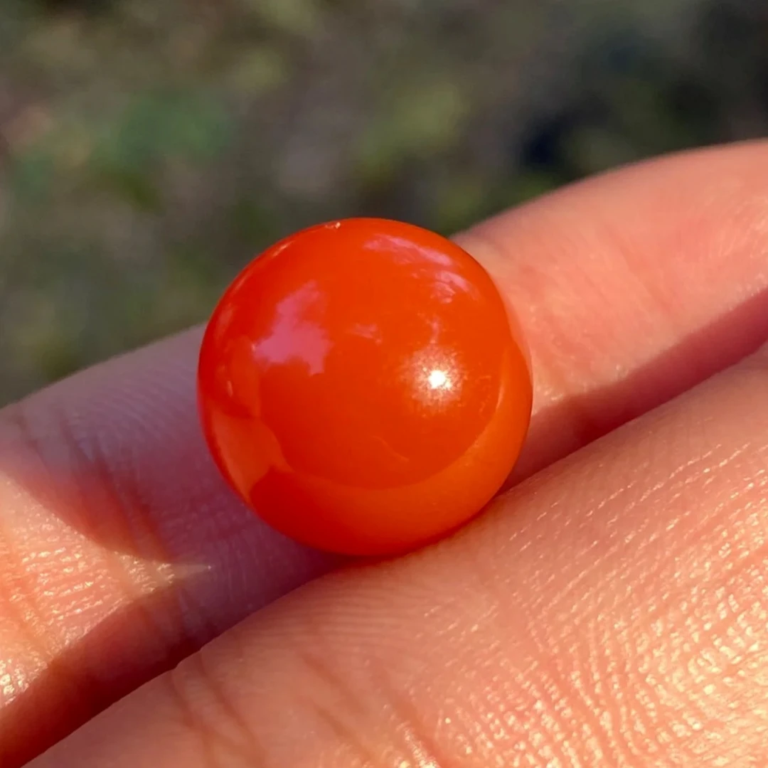 【送福珠宝】保山南红《典藏级》滴水洞老矿料单珠配饰皇家矿脉