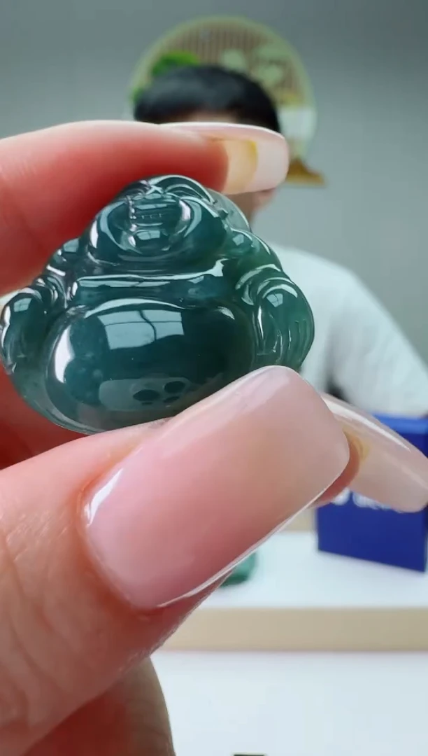 翡翠未镶嵌颈饰佛公多样性随机发其一