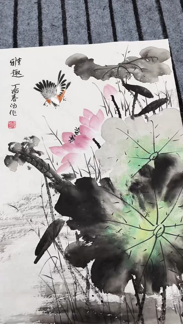 精品国画花鸟作品