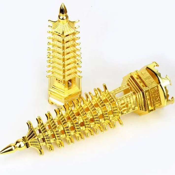 合金文昌塔摆件 九层文昌塔 男孩女孩通用桌面装饰品金榜题名