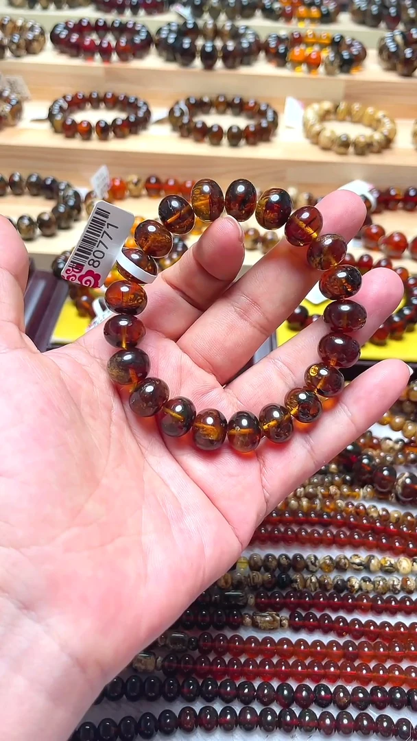 未镶嵌琥珀手链抚顺琥珀12+