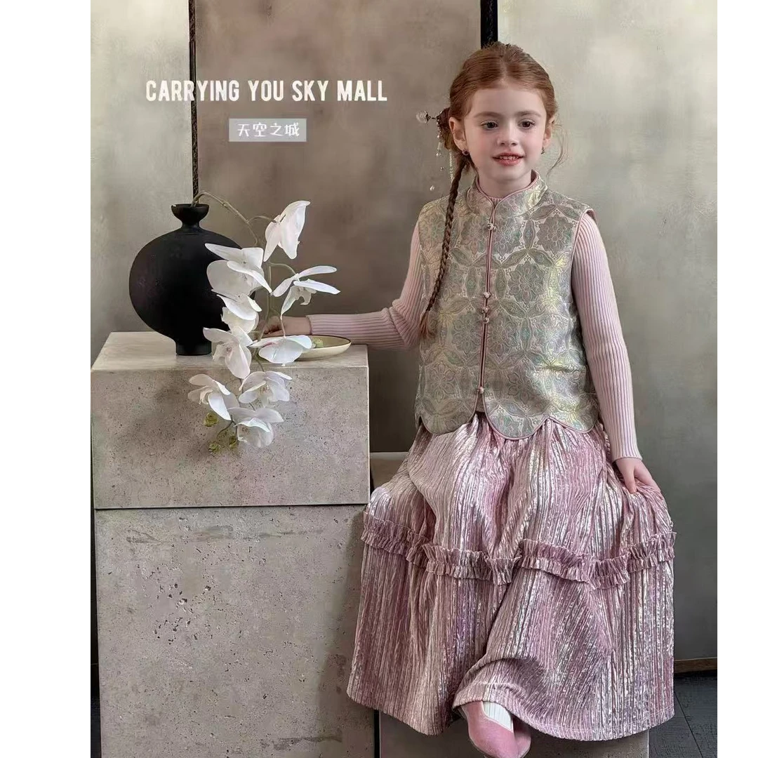 TK•25秋冬~新中式国风 三件套20300粉色     11-10