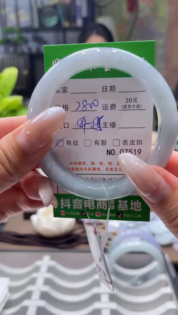 未镶嵌手镯翡翠7519****