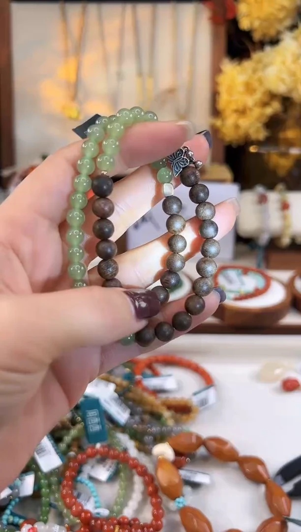 【闪购商品】和田玉手饰银S925镶嵌@@D921R014115