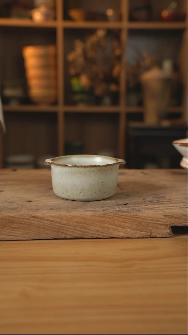 奶奶系列的双耳早餐碗