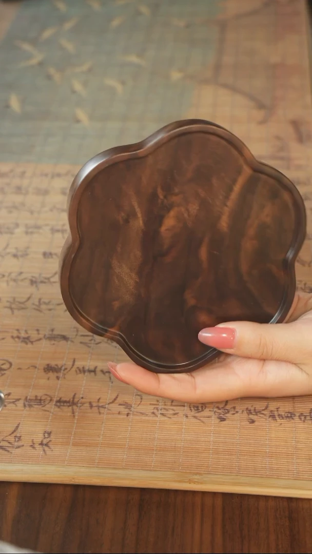 北美黑胡桃木茶盘066微瑕