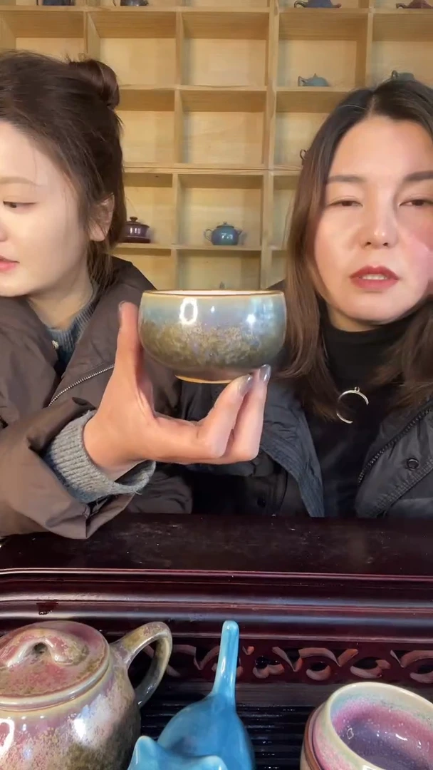 【闪购商品】摆件土魂钧瓷 福利微瑕炭烧主人杯