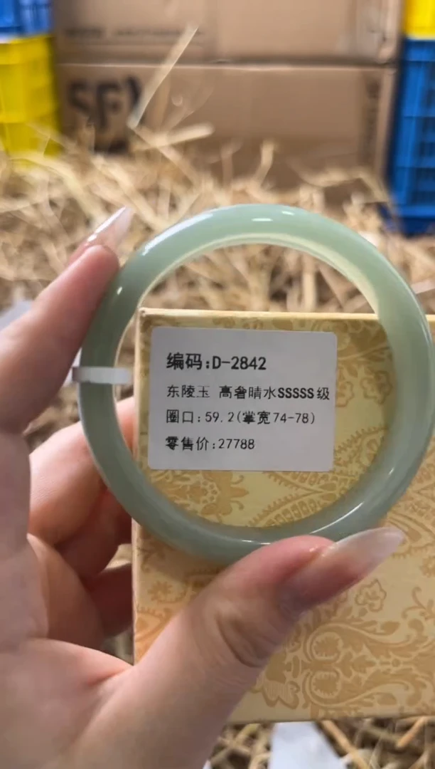 未镶嵌手镯石英质玉D-2842
