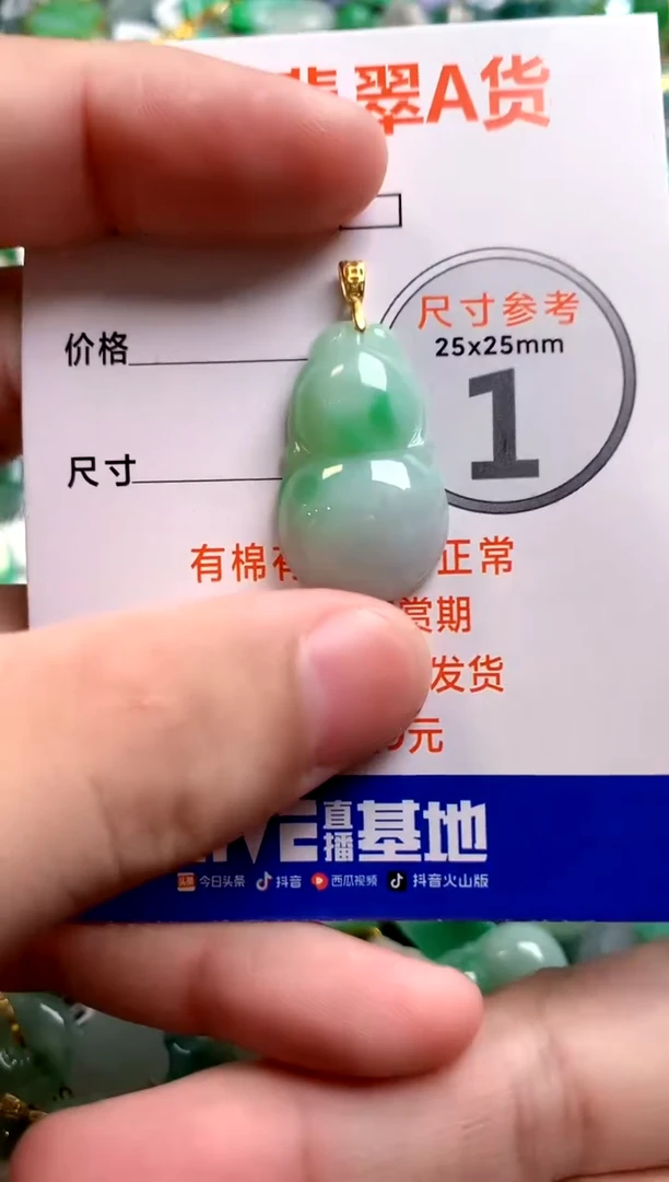 颈饰18K金镶嵌翡翠13004822
