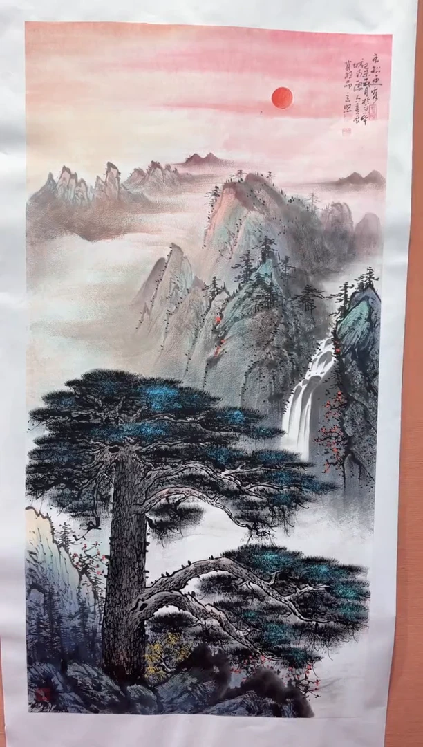 国画师立照老师国画作品