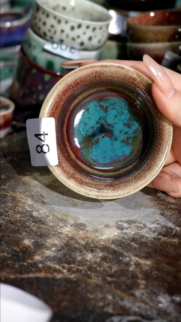 摆件精品窑变钧瓷茶器