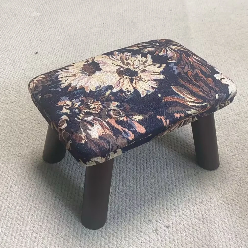 实木琥珀色双层矮凳子换鞋凳茶几凳子