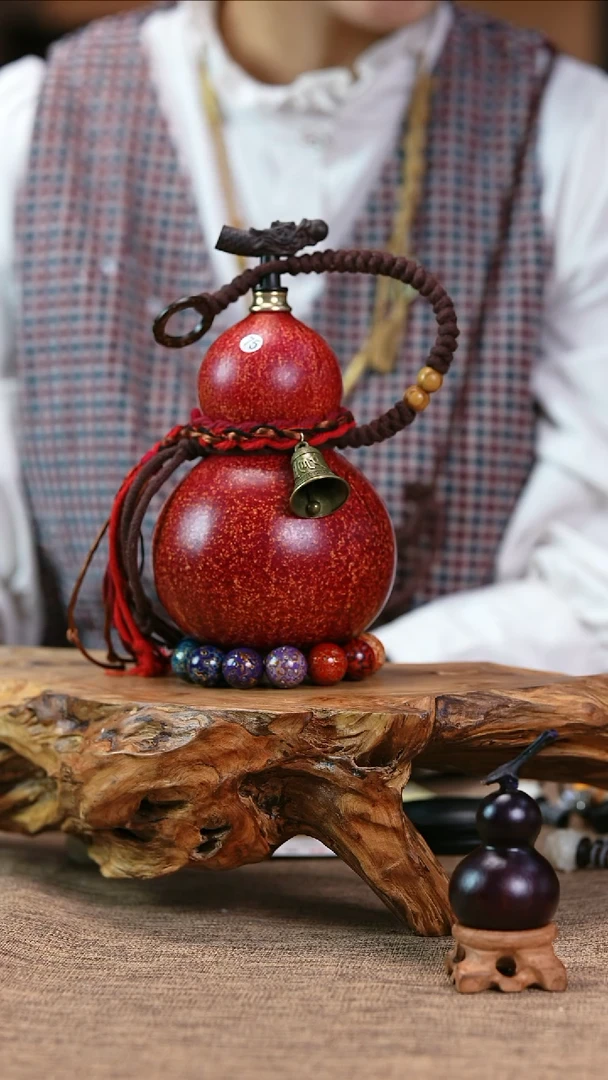 【闪购商品】75—光岳葫天然大漆酒葫芦不含漆珠