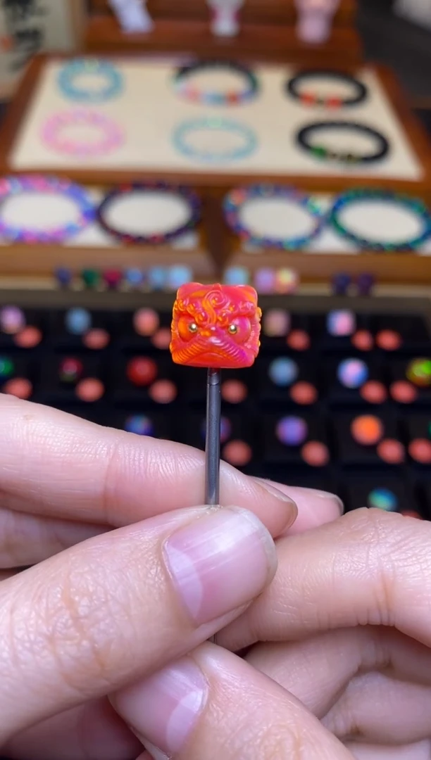 【闪购商品】树脂制品11mm+人工欧泊醒狮33