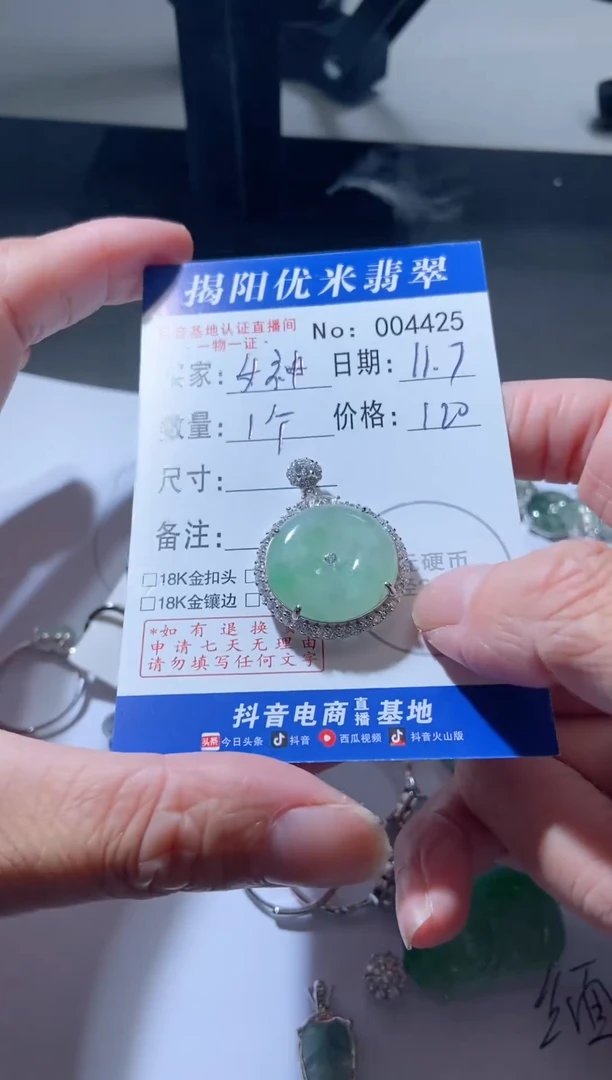 颈饰银S925镶嵌翡翠ʚ****ɞ银S925镶嵌