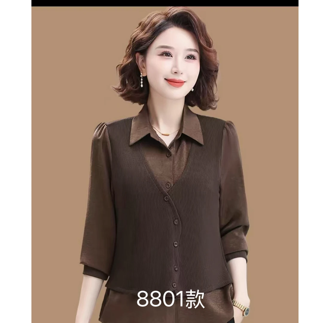 YCB8801（聚水潭）常规时尚女装时尚洋气显瘦百搭气质女士长袖