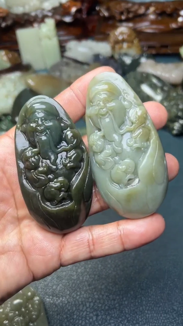 未镶嵌和田玉把件2