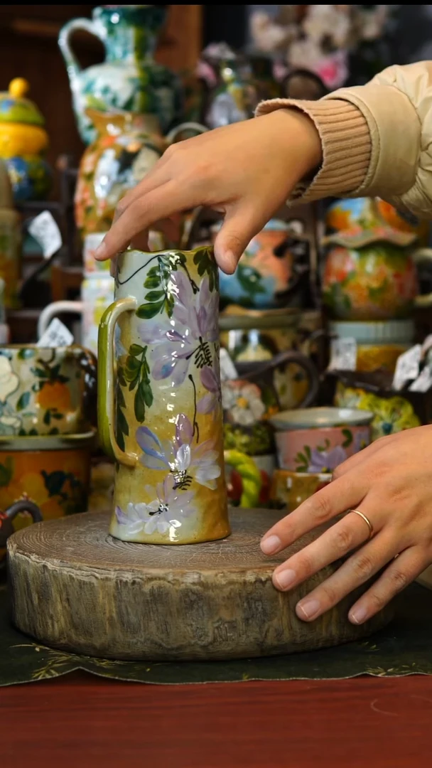 陶瓷127景德镇手工手绘釉下彩陶瓷