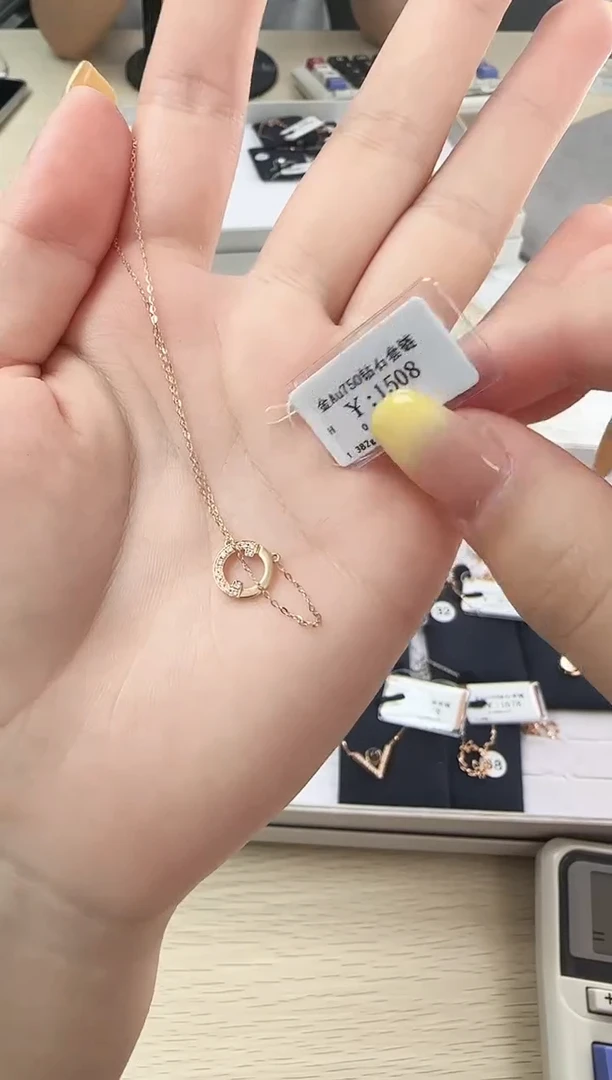 项链钻石18K金镶嵌B259991100301471