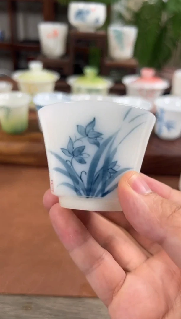 杯子优质瓷土茶具单品上新