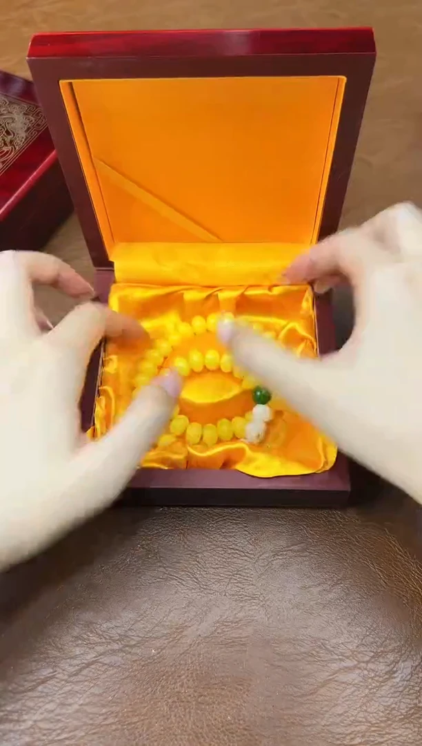 万家文玩阁黄玉菩提链接@@L007