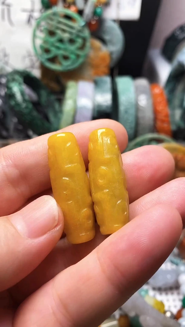 未镶嵌挂件翡翠珠子