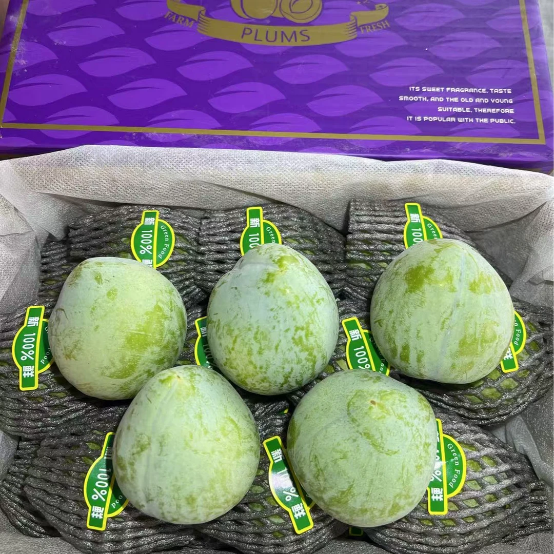 【直播浮力】绿宝石李4斤原箱礼盒脆甜多汁新鲜当季水果 顺丰包邮