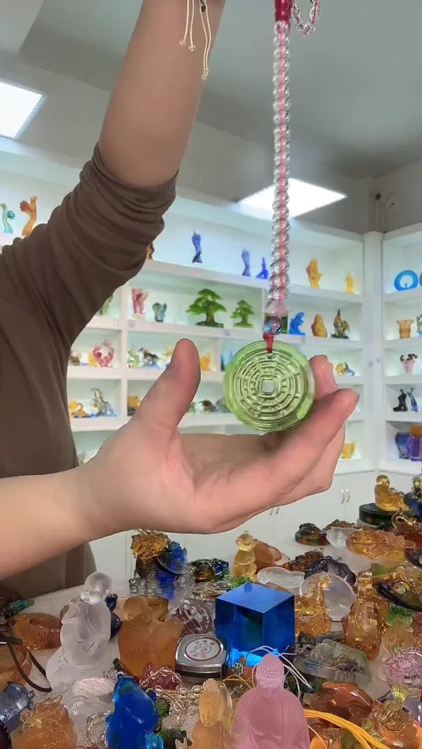 手工艺品琉璃平安扣