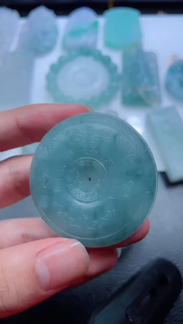 未镶嵌定制翡翠云**心店铺名称 老六珠宝严选