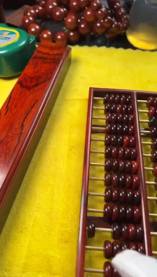 紫檀木类端景台印度小叶紫檀算盘