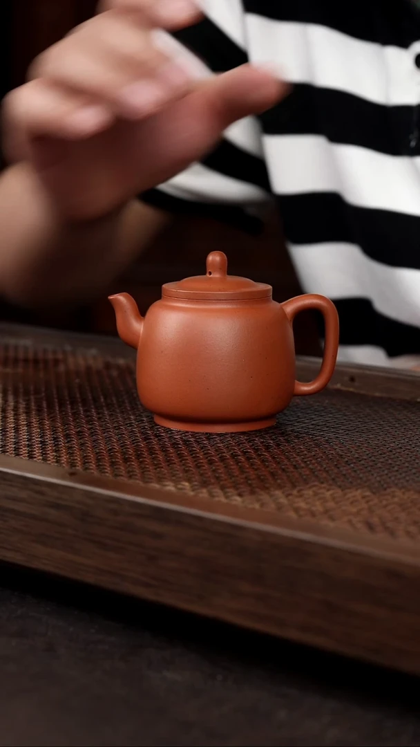 茶壶紫砂大红泥墨林